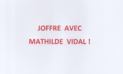 Pour le maintien de Mathilde Vidal au lycée Joffre !