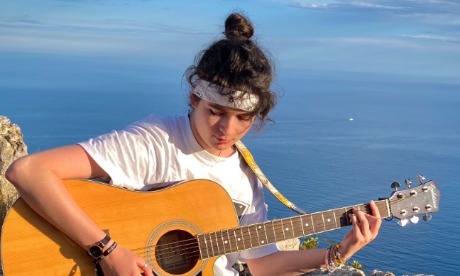 Justine en 1ère partie de la tournée de Marine