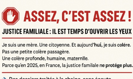 Justice familiale : STOP à la mascarade