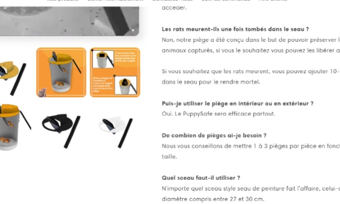 Pièges à souris, mulot ... chez PUPPYSAFE il faut que cela cesse.