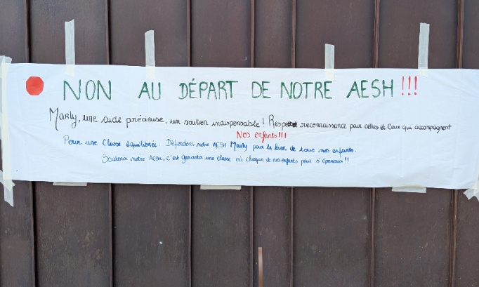 Pour que l'AESH de nos enfants reste dans leur école à la rentrée !