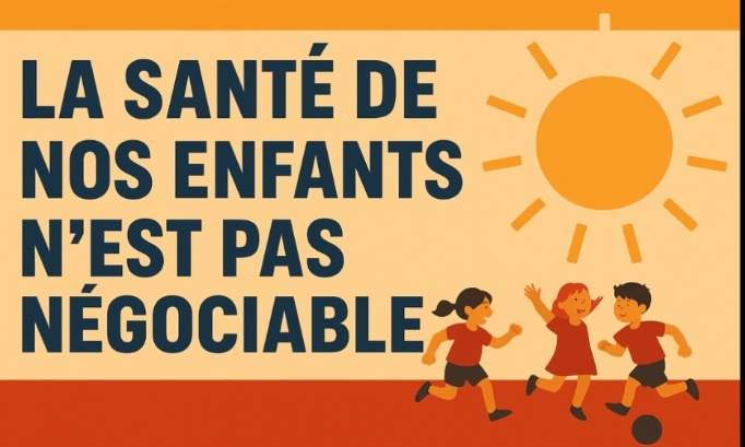 Canicule dans les écoles : nos enfants suffoquent, agissons maintenant ! (École Périclès)