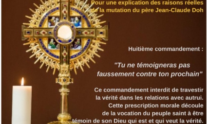 Explication des vrais motifs du départ du père DOH