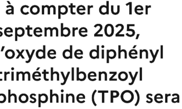 Pour un moratoire d'application du règlement (UE) 2025/877 dans les métiers de la beauté.