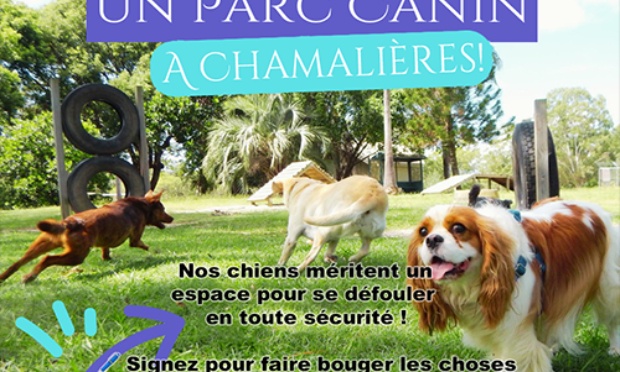 Pour la création d’un parc canin clôturé à Chamalières  - Votre soutien – Votre avis compte !
