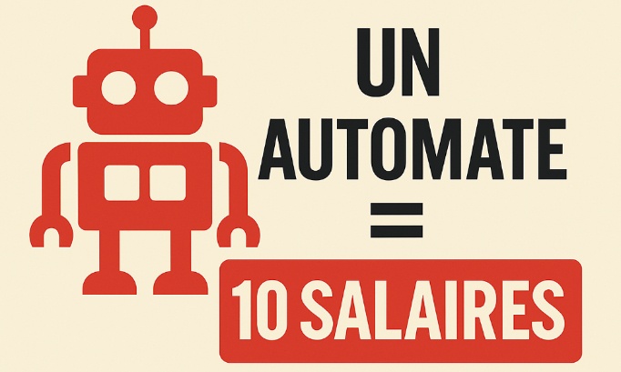 Un automate = dix cotisations sociales par mois : pour une fiscalité juste de l’automatisation