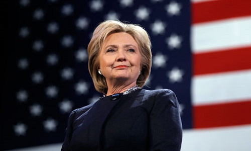 Soutien à la Présidente Clinton