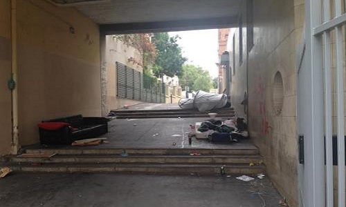 Stop à la dégradation de l'espace social du passage Dubail 75010 Paris