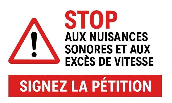 Stop aux nuisances sonores et aux excès de vitesse dans la rue
