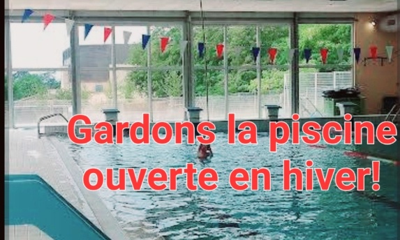Pour la santé et le sport de tous, gardons la piscine ouverte en hiver !