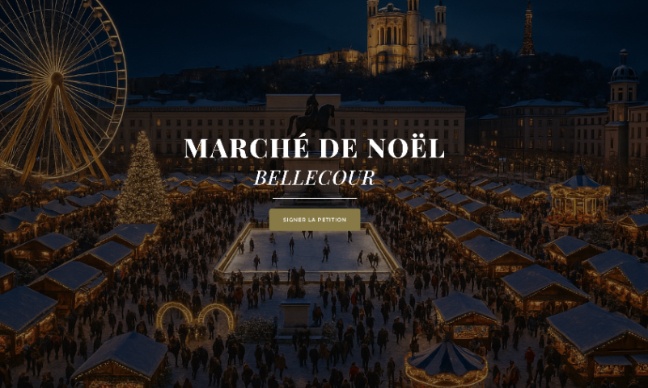 Pour un Marché de Noël magistral à Bellecour : féérique, écologique et international