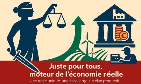 Justice fiscale: Impôt universel à 2% sur la richesse nette