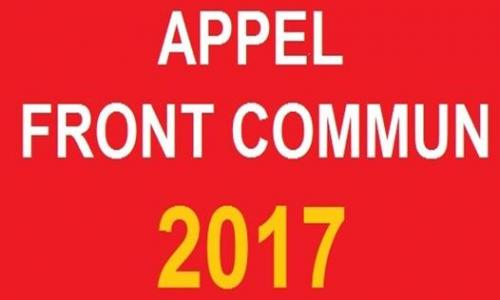 2017 Faisons front commun !