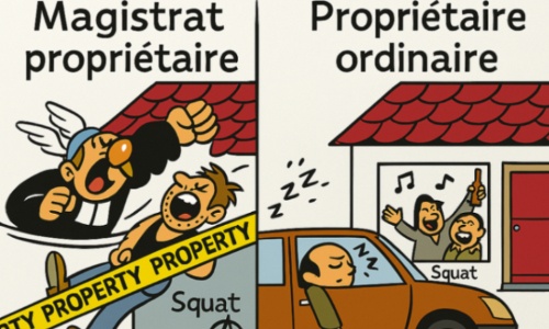 Justice pour tous les propriétaires victimes de squattage