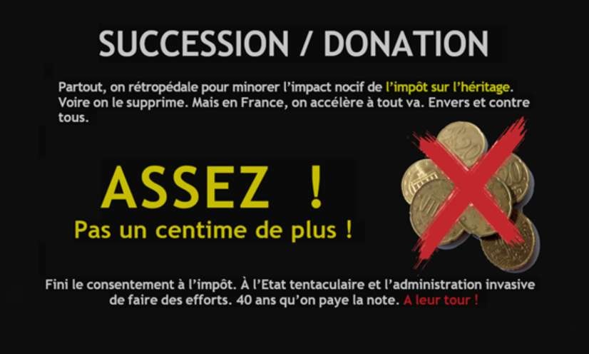 Impôt sur l’héritage : stop à l’acharnement fiscal !