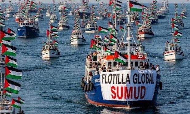 Intervention de la France pour garantir la protection de la flottille humanitaire pour gaza.