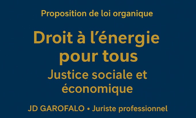 Proposition de loi constitutionnelle et organique pour le droit à l’énergie