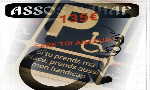 Enlever 6 points du permis pour ceux qui se garent sur une place réservée aux personnes handicapées