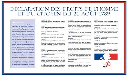 Que la Déclaration Universelle des Droits de l'Homme et du Citoyen soit apprise dès l'entrée en 6ème  !!!