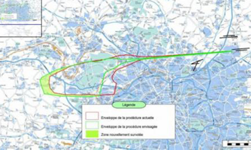 Demande de modification du couloir aérien ROISSY / trajectoire OMAKO