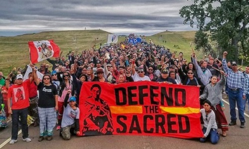 Soutien au peuple Sioux