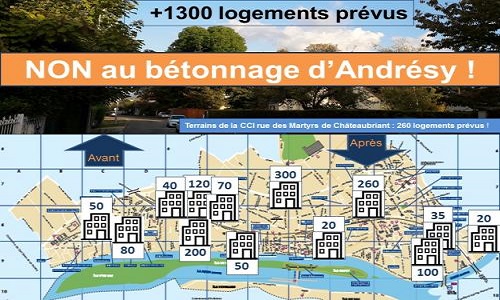 Non au bétonnage d'Andrésy !