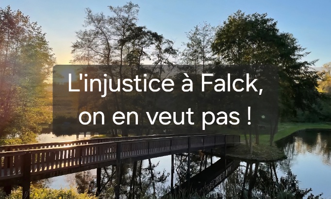 Non à la hausse injuste de la taxe foncière à Falck !