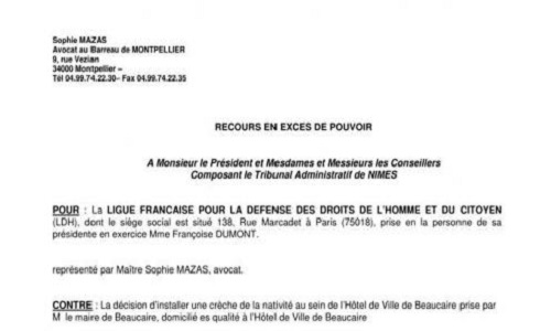 Pour le maintien de la crèche provençale à Beaucaire