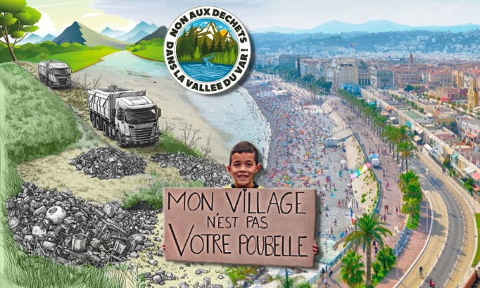Non aux déchets dans la vallée du Var !