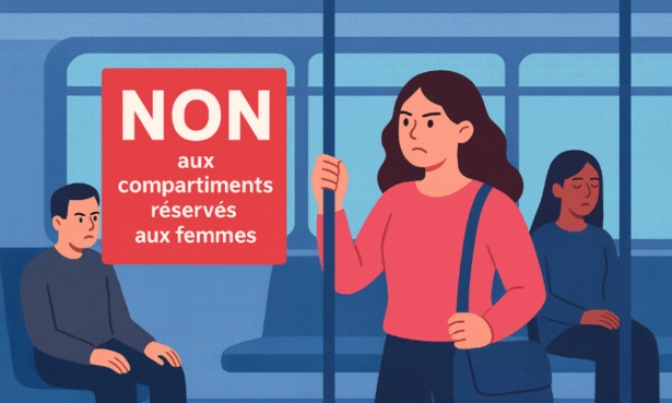 Contre les compartiments réservés aux femmes dans les transports en commu