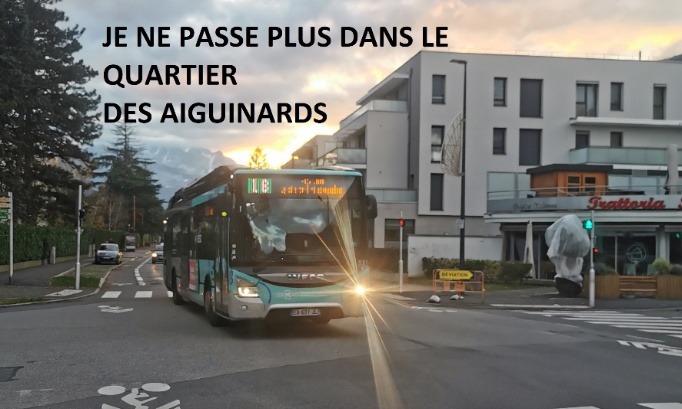 Pétition pour le rétablissement des lignes de bus au cœur du  quartier des Aiguinards