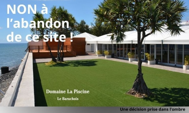 Sauvons le domaine La Piscine au Barachois