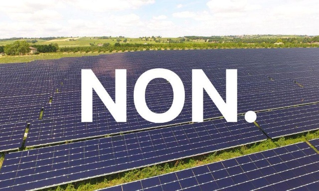 Stop à l’agrivoltaïsme sur nos terres agricoles