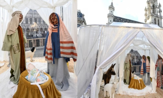 Retour de la crèche traditionnelle sur la Grand Place de Bruxelles