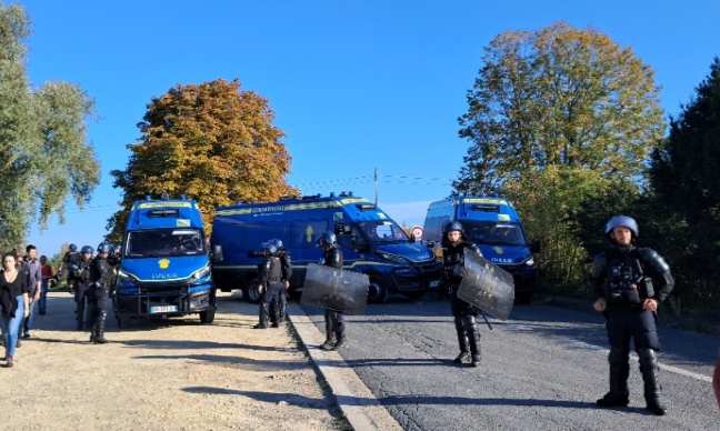 Pour de lourdes condamnations à l’encontre des graves propos de la police à Sainte Soline!