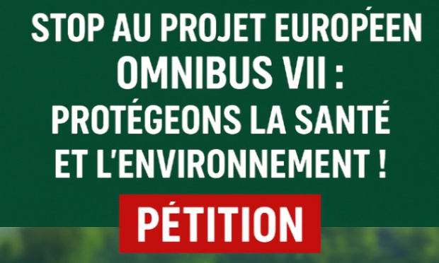Stop au projet européen omnibus VII : protégeons la Santé des citoyens