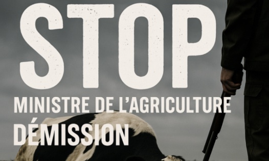 Stop au massacre et à la maltraitance animale, pour la démission de la ministre