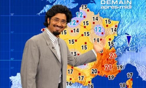 Pour que les présentateurs météo se positionnent à droite de la carte