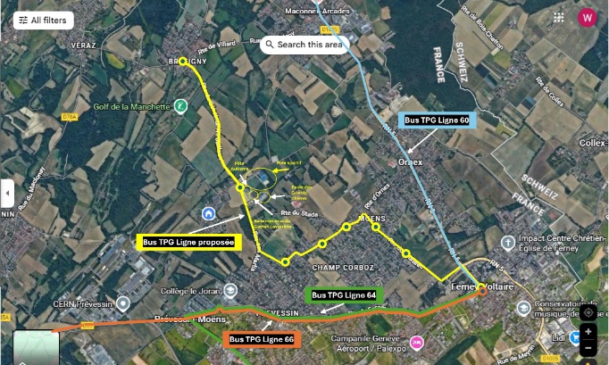 Création d'une ligne de bus