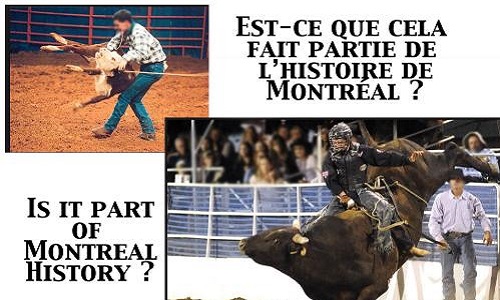 Non à un rodéo à Montréal