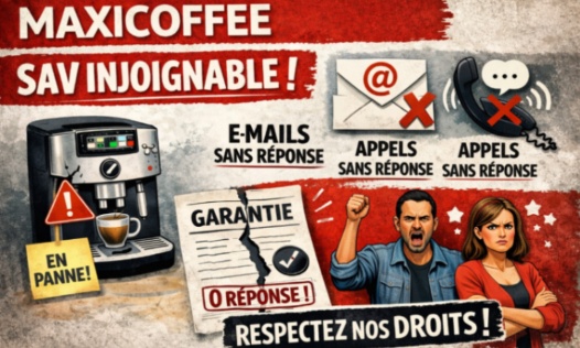 Le SAV MaxiCoffee est nul