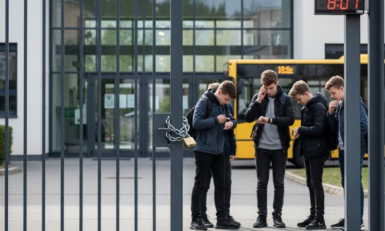 Pour un accès plus souple au lycée : ouverture des grilles 10 minutes supplémentaires
