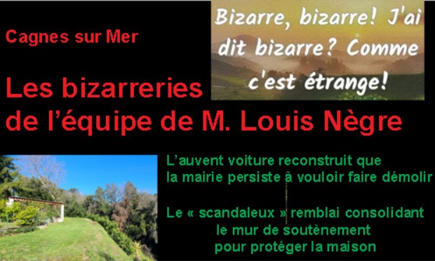 STOP aux bizarreries des équipes municipales de Cagnes sur Mer