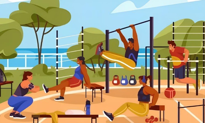 Création d’un espace sportif en plein air à Acoua