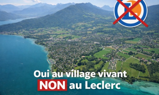 Contre le projet Leclerc de St Jorioz