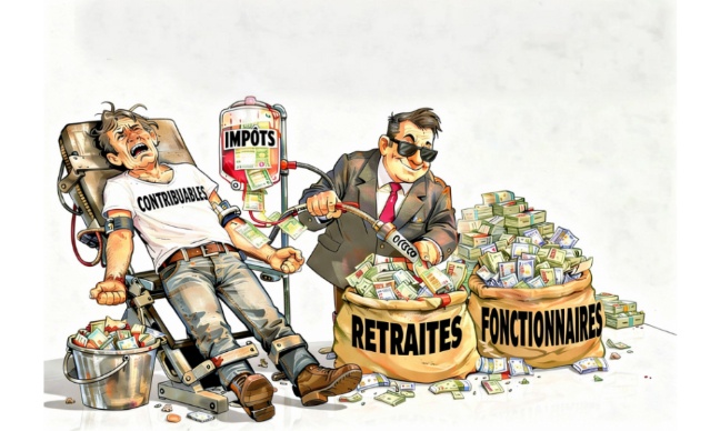 Arrêtez de saigner les contribuables pour payer les retraites privilégiées des fonctionnaires !