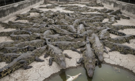 la mode ne vaut pas cela : mettez fin à l'élevage de crocodiles pour des peaux de luxe