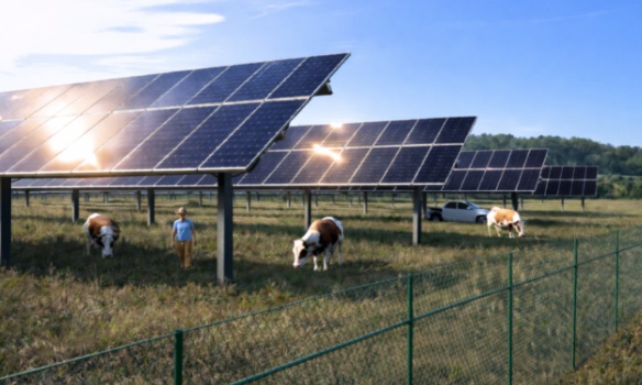 Stop à une centrale photovoltaïque de 10 ha au petit marais à huismes