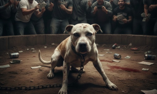 stop au combats de chiens : mettez fin aux cercles de combats de chiens illégaux