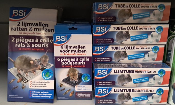 Pour un retrait immédiat et définitif des pièges à colle dans le brico Leclerc de Bernay!